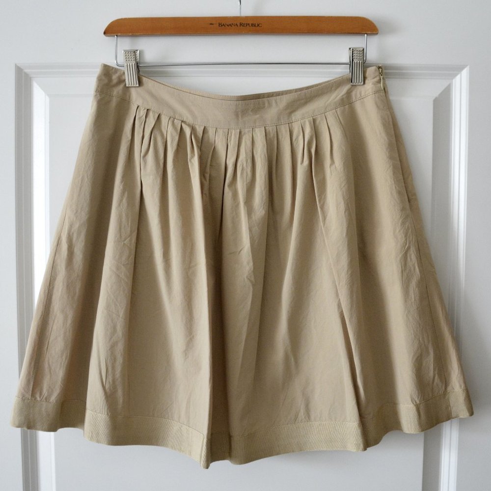Banana Republic A-Line Cotton Skirt